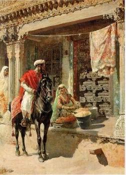 unknow artist Arab or Arabic people and life. Orientalism oil paintings 618 China oil painting art
